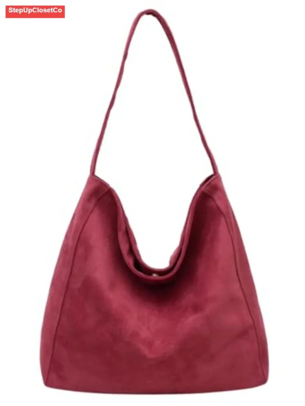 Genuine Leather Suede Hobo Tote Vintage Shoulder Bag Travel Carryall